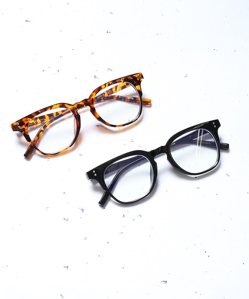 SPINNS（スピンズ）の「ウェリントンタイプ伊達眼鏡（メガネ・メンズ・ブラック/ブラウン・ONESIZE）」の8枚目の写真