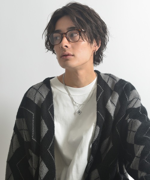 SPINNS（スピンズ）の「ウェリントンタイプ伊達眼鏡（メガネ・メンズ・ブラック/ブラウン・ONESIZE）」の19枚目の写真