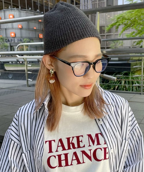 SPINNS（スピンズ）の「ウェリントンタイプ伊達眼鏡（メガネ・メンズ・ブラック/ブラウン・ONESIZE）」の13枚目の写真