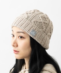 aran WOOLLEN MILLS（アランウーレンミルズ）の「別注 スーパーソフトメリノウール ケーブルニット帽（ニットキャップ/ビーニー）」