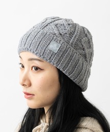 aran WOOLLEN MILLS（アランウーレンミルズ）の「別注 スーパーソフトメリノウール ケーブルニット帽（ニットキャップ/ビーニー）」