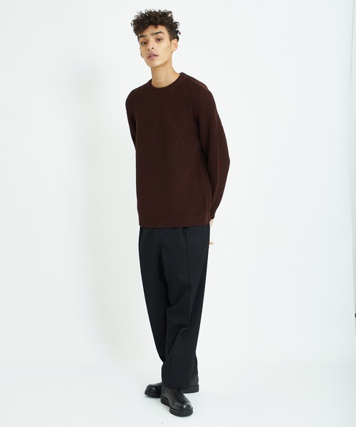 BATONER（バトナー）の「STUDIOUS別注 シグネチャークルーネックニット