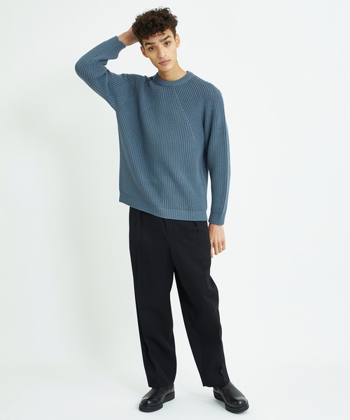 BATONER（バトナー）の「STUDIOUS別注 シグネチャークルーネックニット