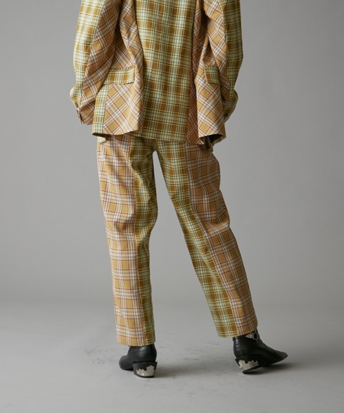 ear PAPILLONNER（イアパピヨネ）の「【resume(レジュメ)】コンビチェックパンツ（その他パンツ・レディース・チェック・FREE）」の2枚目の写真