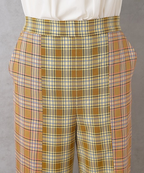 ear PAPILLONNER（イアパピヨネ）の「【resume(レジュメ)】コンビチェックパンツ（その他パンツ・レディース・チェック・FREE）」の3枚目の写真