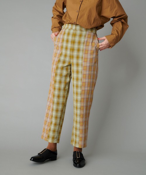 ear PAPILLONNER（イアパピヨネ）の「【resume(レジュメ)】コンビチェックパンツ（その他パンツ・レディース・チェック・FREE）」の10枚目の写真