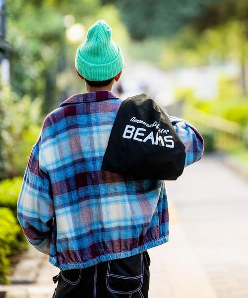 BEAMS(ビームス)の「BEAMS / 『45th Classic Logo Products』 PACKABLE TOTE BAG(トートバッグ・メンズ・ブラック/ネイビー/ナチュラル・ONE SIZE)」の15枚目の写真