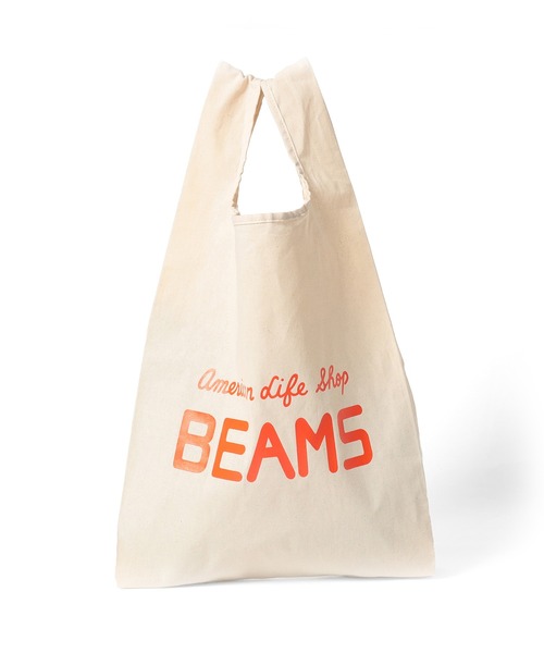 BEAMS(ビームス)の「BEAMS / 『45th Classic Logo Products』 PACKABLE TOTE BAG(トートバッグ・メンズ・ブラック/ネイビー/ナチュラル・ONE SIZE)」の7枚目の写真