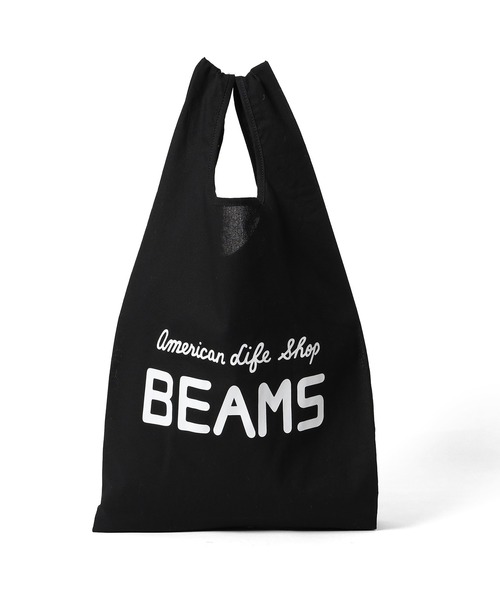 BEAMS(ビームス)の「BEAMS / 『45th Classic Logo Products』 PACKABLE TOTE BAG(トートバッグ・メンズ・ブラック/ネイビー/ナチュラル・ONE SIZE)」の8枚目の写真
