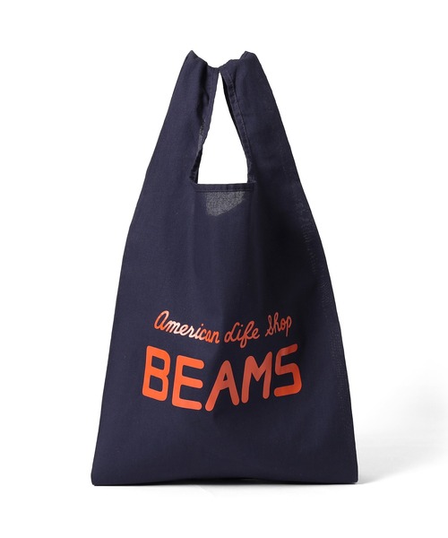 BEAMS(ビームス)の「BEAMS / 『45th Classic Logo Products』 PACKABLE TOTE BAG(トートバッグ・メンズ・ブラック/ネイビー/ナチュラル・ONE SIZE)」の9枚目の写真