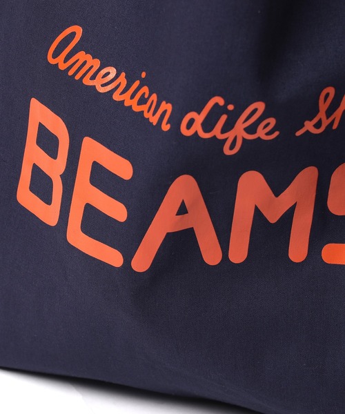 BEAMS(ビームス)の「BEAMS / 『45th Classic Logo Products』 PACKABLE TOTE BAG(トートバッグ・メンズ・ブラック/ネイビー/ナチュラル・ONE SIZE)」の12枚目の写真