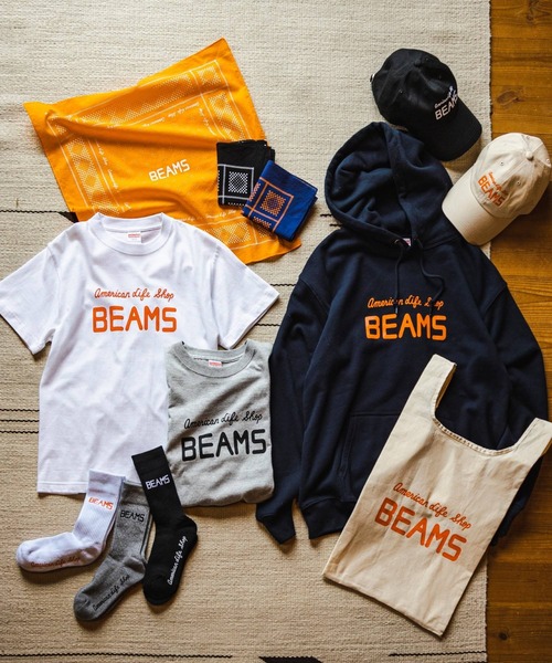 BEAMS(ビームス)の「BEAMS / 『45th Classic Logo Products』 PACKABLE TOTE BAG(トートバッグ・メンズ・ブラック/ネイビー/ナチュラル・ONE SIZE)」の16枚目の写真