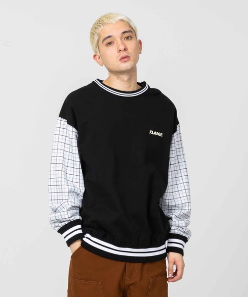 【美品】Drawer / スウェット✳︎✳︎✳︎週末限定価格✳︎✳︎✳︎ XLARGE（エクストララージ）の「STANDARD LOGO MIXED CREWNECK SWEAT