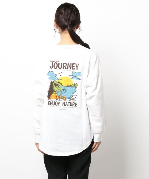 KRIFF MAYER Lady's Collection(クリフメイヤーレディースコレクション)の「ビッグシルエットミニ裏毛クルー(スウェット・レディース・ネイビー/オフホワイト/サックスブルー/オレンジ/その他5/カラフル・MEDIUM/LARGE)」の10枚目の写真