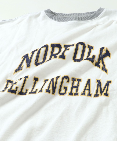 KRIFF MAYER Lady's Collection(クリフメイヤーレディースコレクション)の「ビッグシルエットミニ裏毛クルー(スウェット・レディース・ネイビー/オフホワイト/サックスブルー/オレンジ/その他5/カラフル・MEDIUM/LARGE)」の20枚目の写真