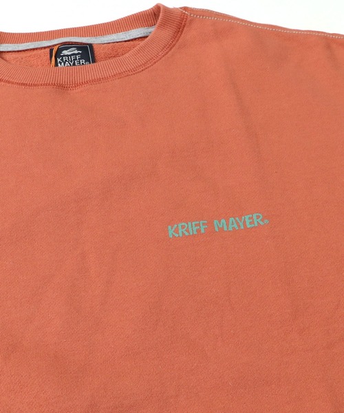 KRIFF MAYER Lady's Collection(クリフメイヤーレディースコレクション)の「ビッグシルエットミニ裏毛クルー(スウェット・レディース・ネイビー/オフホワイト/サックスブルー/オレンジ/その他5/カラフル・MEDIUM/LARGE)」の22枚目の写真