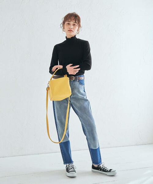 coen（コーエン）の「メロータートルネックロンT#（Tシャツ/カットソー・レディース・オフホワイト/ナチュラル/グレー/ブラック・M/L）」の15枚目の写真