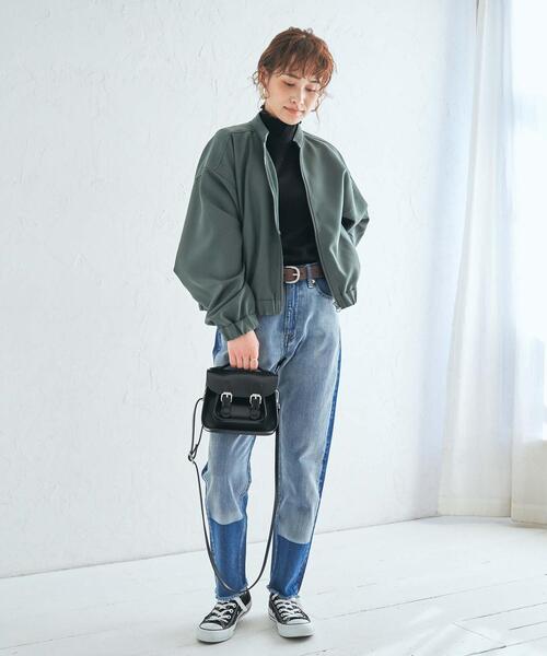 coen（コーエン）の「メロータートルネックロンT#（Tシャツ/カットソー・レディース・オフホワイト/ナチュラル/グレー/ブラック・M/L）」の14枚目の写真