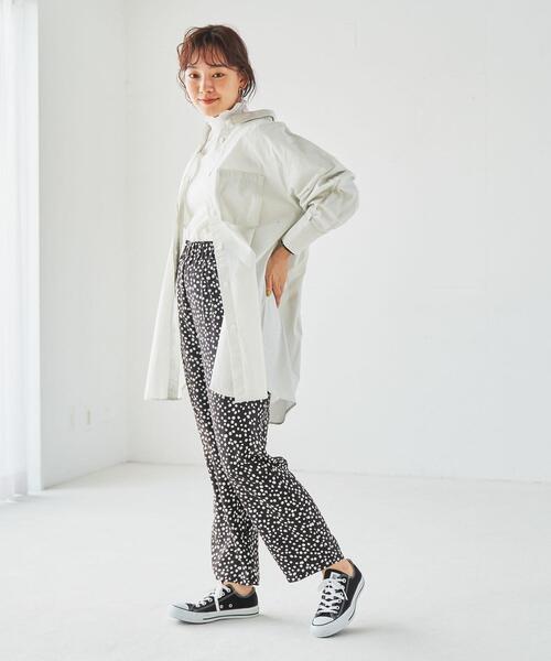 coen（コーエン）の「メロータートルネックロンT#（Tシャツ/カットソー・レディース・オフホワイト/ナチュラル/グレー/ブラック・M/L）」の16枚目の写真