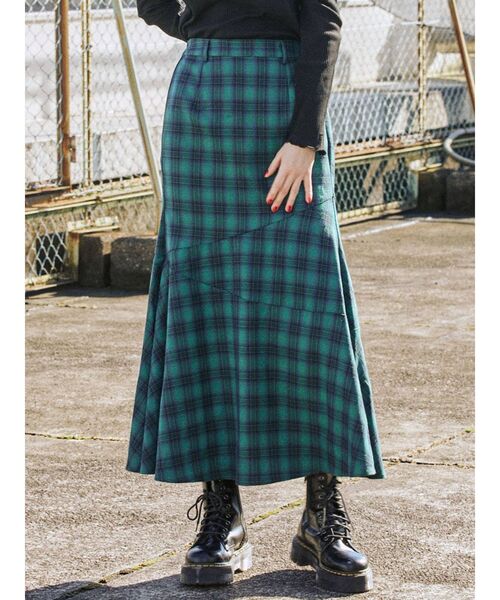 jouetie（ジュエティ）の「マーメイドパターンスカート（スカート・レディース・ブラック/ブラウン/グリーン/その他1・MEDIUM）」の4枚目の写真