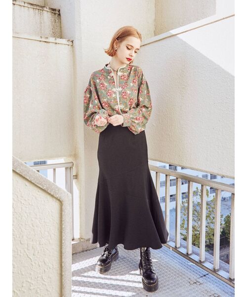 jouetie（ジュエティ）の「マーメイドパターンスカート（スカート・レディース・ブラック/ブラウン/グリーン/その他1・MEDIUM）」の6枚目の写真