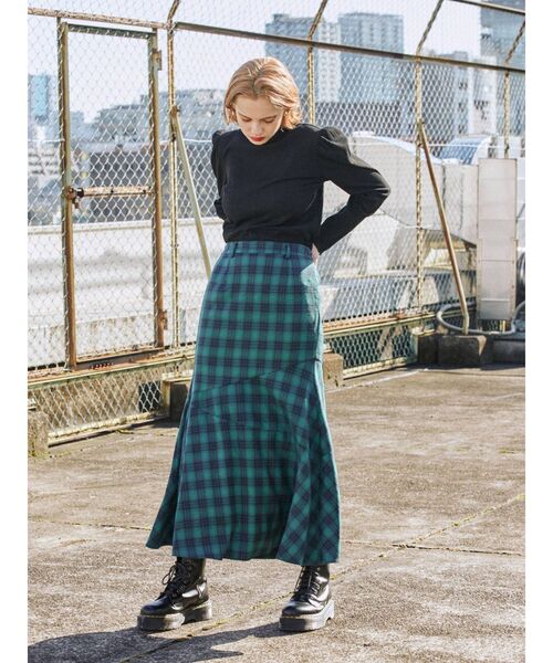 jouetie（ジュエティ）の「マーメイドパターンスカート（スカート・レディース・ブラック/ブラウン/グリーン/その他1・MEDIUM）」の5枚目の写真