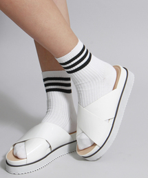 WEGO | WEGO/クロスフラットサンダル(サンダル)