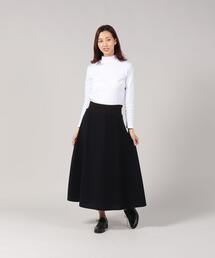 極美品 agnès b. ウールツイード 可愛い ロングフレアスカート スーツ agnes b. - 美品 アニエスベー agnes b. セットアップ スカート