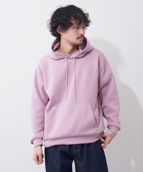 CIAOPANIC TYPY(チャオパニックティピー)の「ライトウェイトダンボールパーカー(パーカー・メンズ・ベージュ/ネイビー/ピンク/ミント・M/L)」の5枚目の写真