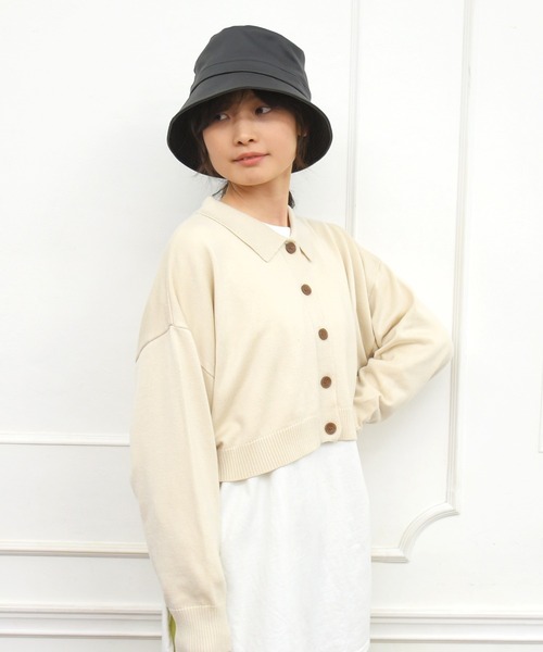 sango（sango）の「襟付きニットカーディガン（カーディガン/ボレロ・レディース・ベージュ系その他・FREE）」の7枚目の写真