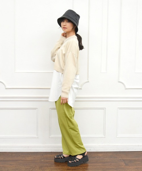 sango（sango）の「襟付きニットカーディガン（カーディガン/ボレロ・レディース・ベージュ系その他・FREE）」の14枚目の写真