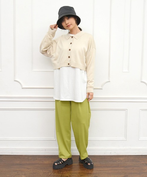 sango（sango）の「襟付きニットカーディガン（カーディガン/ボレロ・レディース・ベージュ系その他・FREE）」の15枚目の写真