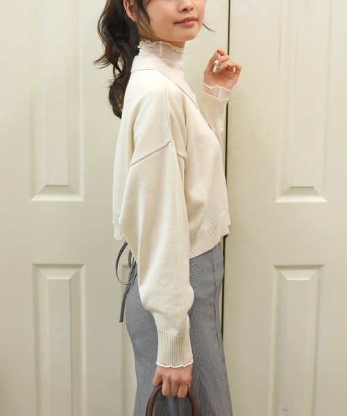 sango（sango）の「襟付きニットカーディガン（カーディガン/ボレロ・レディース・ベージュ系その他・FREE）」の19枚目の写真