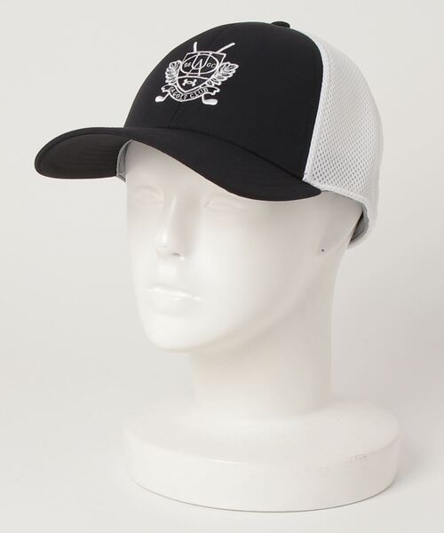 UNDER ARMOUR（アンダーアーマー）の「UAアイソチル ドライバー メッシュキャップ（ゴルフ/メンズ）（キャップ・メンズ・ホワイト/ブラック/ネイビー/ネイビー×ホワイト/ブラック系その他・LXL/L-XL）」の3枚目の写真