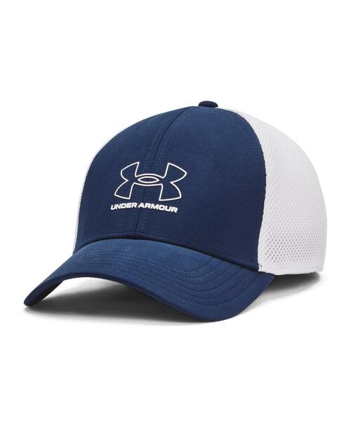 UNDER ARMOUR（アンダーアーマー）の「UAアイソチル ドライバー メッシュキャップ（ゴルフ/メンズ）（キャップ・メンズ・ホワイト/ブラック/ネイビー/ネイビー×ホワイト/ブラック系その他・LXL/L-XL）」の4枚目の写真