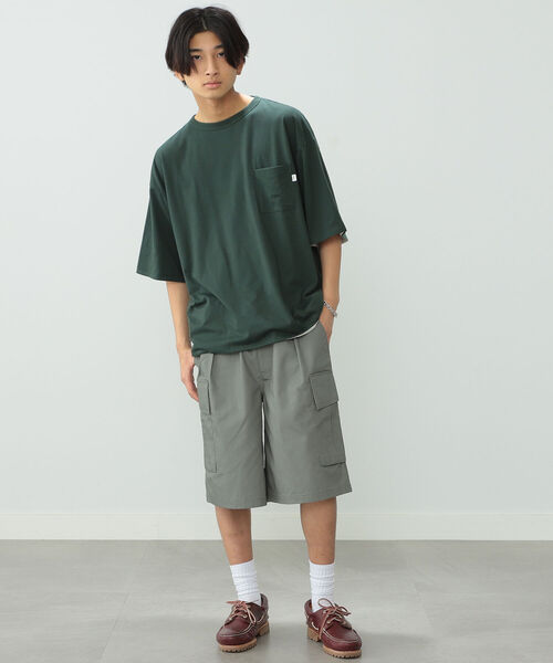 BeAMS DOT(ビームスドット)の「【WEB限定】BeAMS DOT / リバーシブル Tシャツ(Tシャツ/カットソー・メンズ・ネイビー/グリーン・MEDIUM/LARGE)」の6枚目の写真