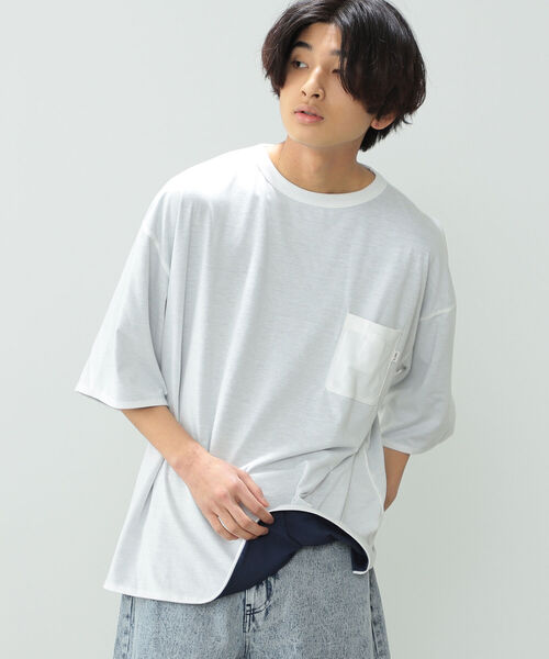 BeAMS DOT(ビームスドット)の「【WEB限定】BeAMS DOT / リバーシブル Tシャツ(Tシャツ/カットソー・メンズ・ネイビー/グリーン・MEDIUM/LARGE)」の12枚目の写真