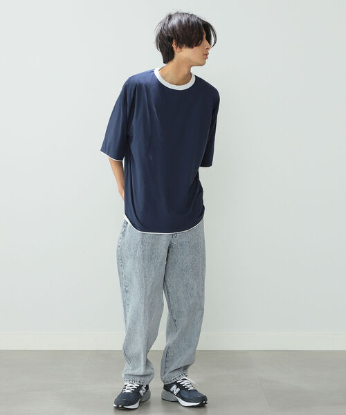 BeAMS DOT(ビームスドット)の「【WEB限定】BeAMS DOT / リバーシブル Tシャツ(Tシャツ/カットソー・メンズ・ネイビー/グリーン・MEDIUM/LARGE)」の13枚目の写真