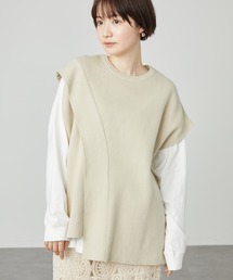 AMERICAN HOLIC | アシンメトリーニットベスト(ベスト)