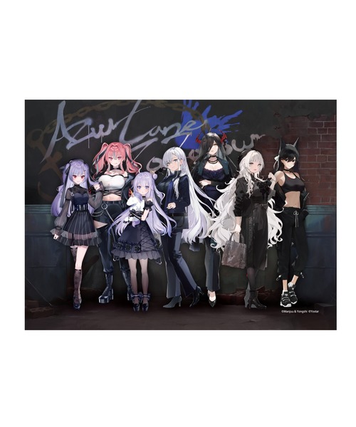 ZOZO(ゾゾ)の「ZOZOTOWN x Azur Lane ALL blanket(ブランケット・メンズ・ブラック・ONE SIZE)」の1枚目の写真