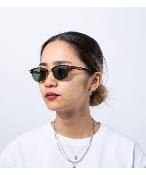 APPLEBUM(アップルバム)の「"DEKACHO" Sunglasses(サングラス・メンズ・ブラック/ブラウン・FREE)」の20枚目の写真