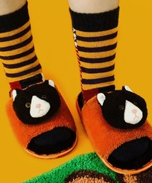 WIGGLE WIGGLE（ウィグルウィグル）の「【UNISEX】WIGGLE WIGGLE／Black Cat slipper 2277508（ルームシューズ/スリッパ・メンズ）」