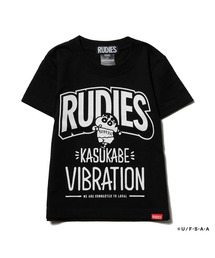 RUDIE'S（ルーディーズ）の「RUDIE'S x CRAYON SHINCHAN KASUKABE VIBRATION KIDS TEE / ルーディーズ × クレヨンしんちゃん カスカベ バイブレーション キッズ T（Tシャツ/カットソー）」