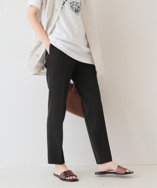 SLOBE IENA（スローブイエナ）の「テーパードパンツ◆（その他パンツ・レディース・ブラック/アイボリー・38/36/34）」の8枚目の写真