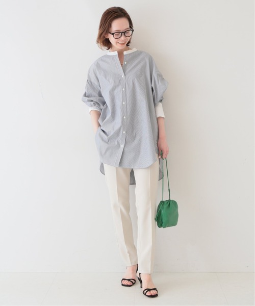 SLOBE IENA（スローブイエナ）の「テーパードパンツ◆（その他パンツ・レディース・ブラック/アイボリー・38/36/34）」の11枚目の写真