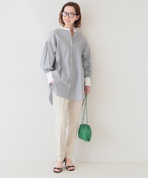 SLOBE IENA（スローブイエナ）の「テーパードパンツ◆（その他パンツ・レディース・ブラック/アイボリー・38/36/34）」の12枚目の写真