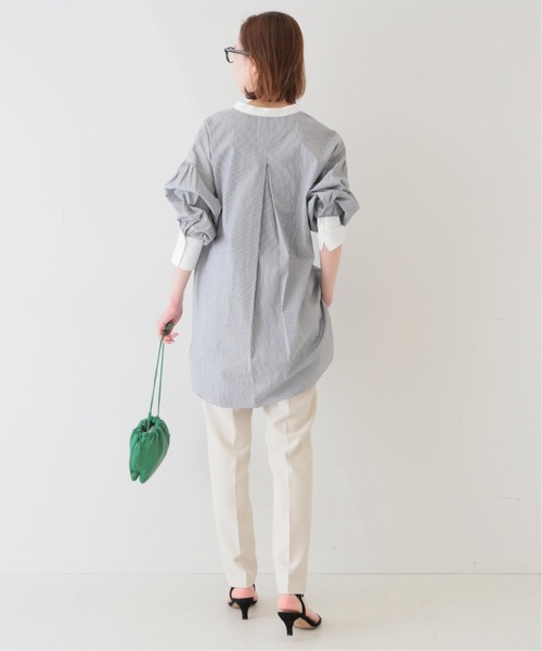 SLOBE IENA（スローブイエナ）の「テーパードパンツ◆（その他パンツ・レディース・ブラック/アイボリー・38/36/34）」の14枚目の写真