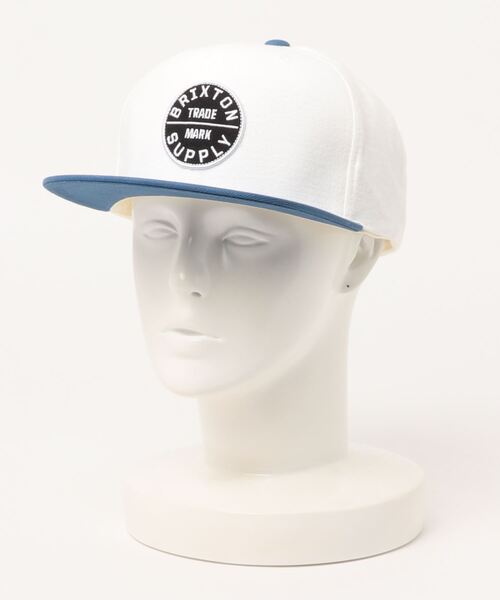 BRIXTON（ブリクストン）の「【BRIXTON/ブリクストン】OATH III SNAPBACK（キャップ・メンズ・ブラック/ヘザーグレー/ホワイト×ブルー/ブラウン/ホワイト×ネイビー/ブラック×ブラック/オリーブ/ブラック系その他/ダークブラウン/ホワイト×グリーン/サンドベージュ/その他1/その他2/その他3・FREE）」の4枚目の写真
