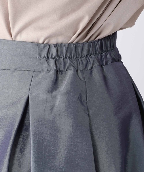 BARNYARDSTORM（バンヤードストーム）の「BARNYARDSTORM / シャイニーフレアスカート（スカート・レディース・ブルー/モカ・1/0）」の19枚目の写真