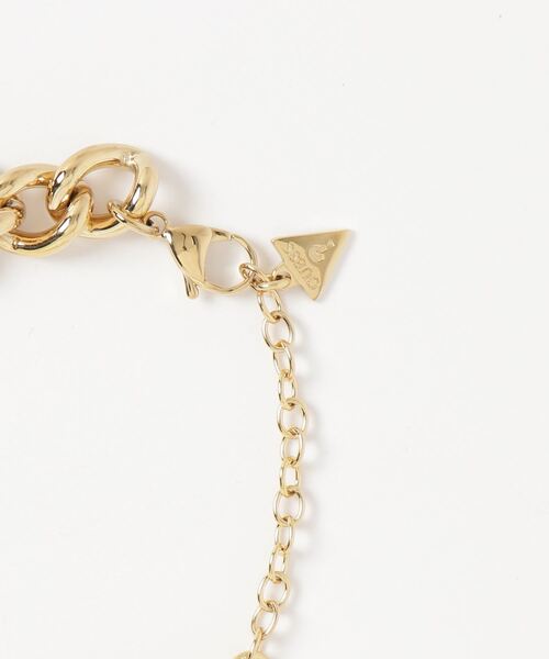 Guess(ゲス)の「VINTAGE BEAR Bear Coin Curb Necklace (Gold)(ネックレス・レディース・ゴールド・ONE SIZE)」の4枚目の写真